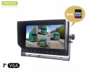 Обратный DVR монитор 7 "LCD + запись с 4 камер до 128 ГБ SDXC-карты