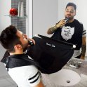 Фартух для гоління дзеркала - чоловічий нагрудник для гоління (бороди та вусів)