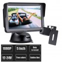 Car reversing wired set: 5" monitor + FULL HD mini rear camera (IP68)