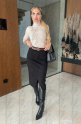 Čierna sukňa dlhá dámska - CIARA - fashion Julzz