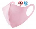 NANO gezichtsmasker roze - elastisch (97% polyester + 3% spandex)