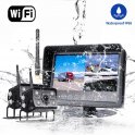 Wasserdichtes Kamera-SET mit AHD für Boot/Yacht/Boot/Maschine/Auto - 7" LCD-Monitor + 2x WiFi-Kameras