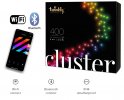 Cadena de luz inteligente 6M - Twinkly Cluster - 400 piezas LED RGB + BT + Wi-Fi