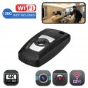 Nyckelringskamera Wifi med 4K-upplösning - Lyxig design med stöd upp till 128 GB micro SD