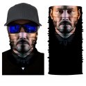 JOnda WICK (Keanu Reeves) bandana - 3D šal na obrazu ali glavi