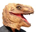 T rex mask - dinosaurie silikon ansikts- och huvudmask för barn och vuxna