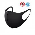 Beskyttende ansiktsmaske NANO svart - elastisk (97% polyester + 3% elastan)