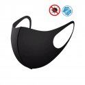 Maschera protettiva NANO nera - elastica (97% poliestere + 3%spandex)