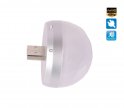 USB Full HD kamera v tvare polgule s LED svetlom