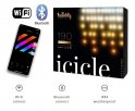 LED vertikālās sloksnes 5m - Twinkly Icicle + BT + Wi-Fi ar 190 gab AWW diode - balts LED