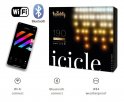 LED vertikale striper 5m - Twinkly Icicle + BT + Wi-Fi med 190 stk AWW-diode - hvit LED