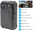 Камера для тела с разрешением 4K BODYCAM с поддержкой 4G / NFC / WIFI / BT + 32 ГБ + ИК-светодиод