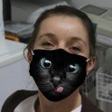 CAT - modna zaščitna maska za obraz 3D natisnjena