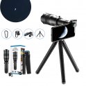 Kanta zum mudah alih - Kanta telefon bimbit telefoto 60x zum dari 5m - untuk telefon pintar dengan tripod