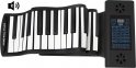 Electric piano rolling silicone pad with 61 keys + Bluetooth speakers