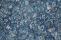 ​Glittering decorative glass for the fireplace - Blue Crystals