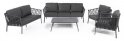 Luxury garden seating - Modern sofa set for 7 people + coffee table