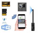 Компактная HD-камера-обскура в футляре — широкоугольный объектив 150° с WiFi/P2P + будильник