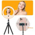 Ringlicht – SELFIE RING Light mit Ständer – 120 LEDs mit Stativ für Telefon