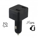 Autolaadija 2x USB GPS-i ja hääljälgimisega - MULTIFUNKTSIONAALNE