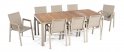 Tavolo e sedie per mobili da giardino - Set da pranzo XXL con sedie da giardino per 8 persone
