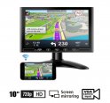 Monitor mirroring per smartphone da 10 "WiFi + VGA + HDMI e ingresso AV per 2 telecamere