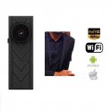 Button camera Full HD with WiFi and support 128GB micro SD