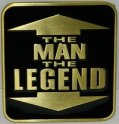 The Man The Legend - пряжка