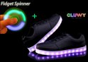 Led Schuh Lichter - schwarz