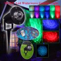 Proiector Waterwave Garden Light color RGBW - proiecție decorativă în aer liber 12W (IP65)