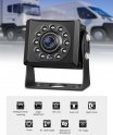 Mini reversing HD camera with night vision 15m - 11 IR LED and IP68 protection
