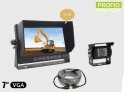 Cúvací set DVR 7" LCD monitor s nahrávaním + 1x vodeodolná kamera s uhlom 150°