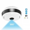 Caméra WiFi panoramique 360 ​​° avec résolution HD + LED IR