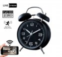 Cameră cu ceas cu alarmă analogică Spy FULL HD WIFI + P2P + detecție mișcare + memorie de 32 GB
