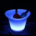 LED ice bucket for drinks - RGB lighting - 8 color modes + remote control + IP44