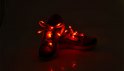 Party shoe laces LED - red