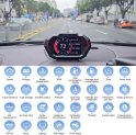 Car on board computer HUD display 3,5" - Multifunctional sports Accelerometer Display