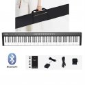 Elektronische Tastatur (Digitalpiano) 125 cm mit 88 Tasten + Bluetooth + Stereolautsprecher