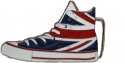 Kasut Converse - tali pinggang gesper