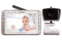 Video baby monitor with 5" LCD + IR LED with two-way communication