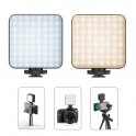 LED studiolys for foto - telefon og kamera med 2500K - 6500K (varm og kald hvit)