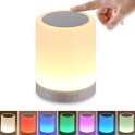 Noční lampa LED RGB barevná dotyková multifunkční s 10W reproduktorem