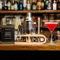 Tacar shaker cocktail - déantóir cocktail dí 750ml - gabhálais airgid / ór trealamh tábhairne bronntanais
