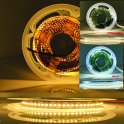 Bandă de lumină LED 5M CCT cu temperatură de lumină albă reglabilă 2700-6500K