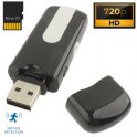 Kunci USB dengan kamera - kamera pengintip resolusi HD + pengesanan gerakan