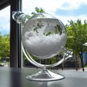 Prévisions météo du globe - prédicteur verre d'orage décoration météorologique