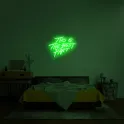 壁の LED ロゴ - 3D 照明パターン BEST PARTY 75 cm