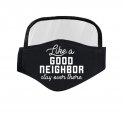 Mask with a protective shield on the eyes - Good neighbor