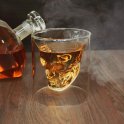 Poháre na whisky - Krištálové poháre na whisky v tvare LEBKY