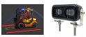 Feu de signalisation de sécurité à LED pour chariots élévateurs - 30W (6 x 5W) + protection IP67